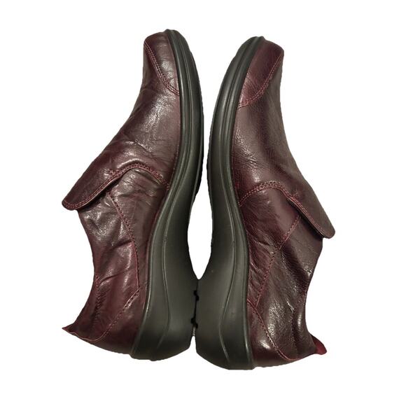 Romika Shoes Womens Size 37 6.5 -7 Brown Black Leather‎ Slip On Comfort Loafer - Picture 8 of 10